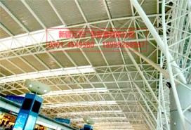 收費站頂棚施工實景圖